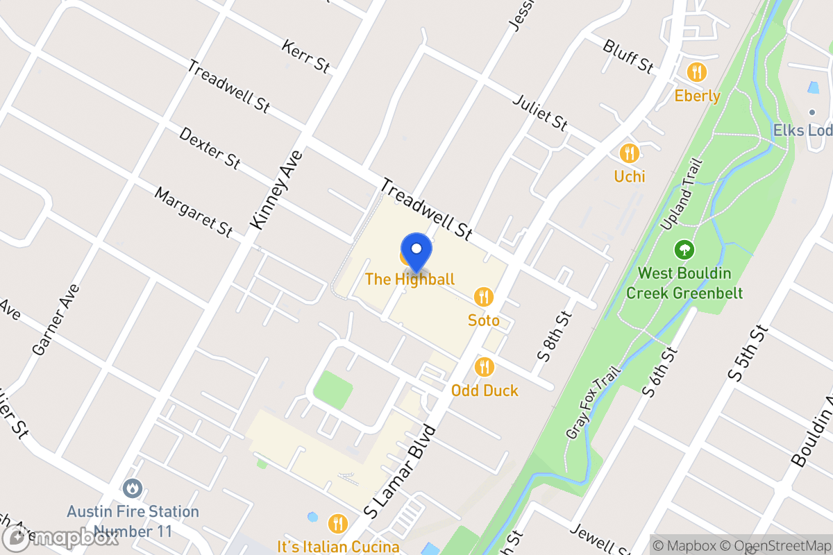 Map of S 1100 Lamar Blvd   Tx 78704